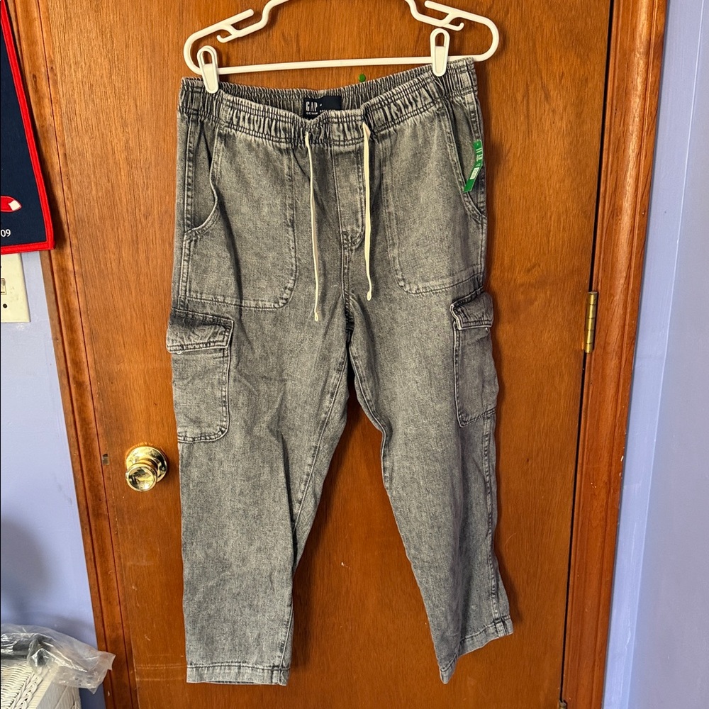 GAP Gray Straight Leg Jeans